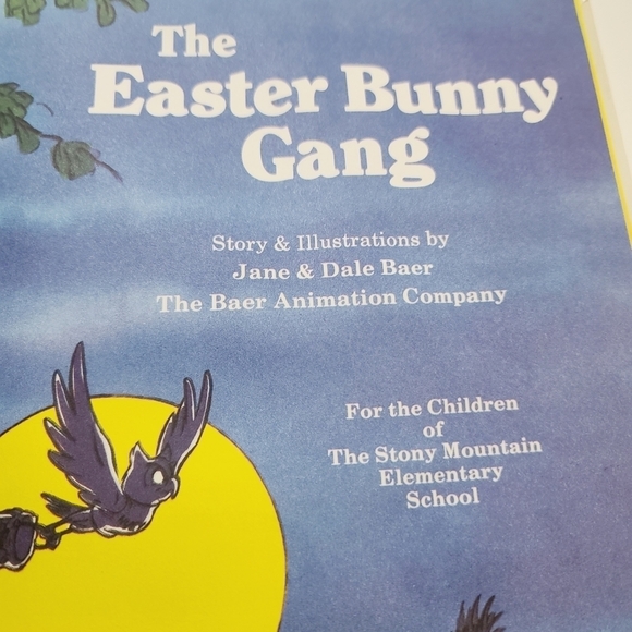 Vintage The Easter Bunny Gang by Jane & Dale Baer Picture Book - Picture 13 of 13